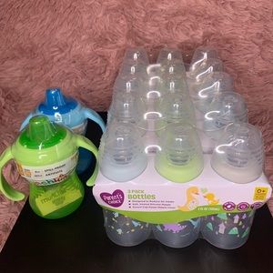 BRAND NEW Parent Choice Bottle Bundle with Munchkin Sippy Cups
